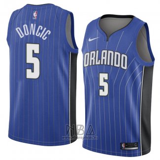 Camiseta Orlando Magic Mohamed Bamba NO 5 Icon 2018 Azul